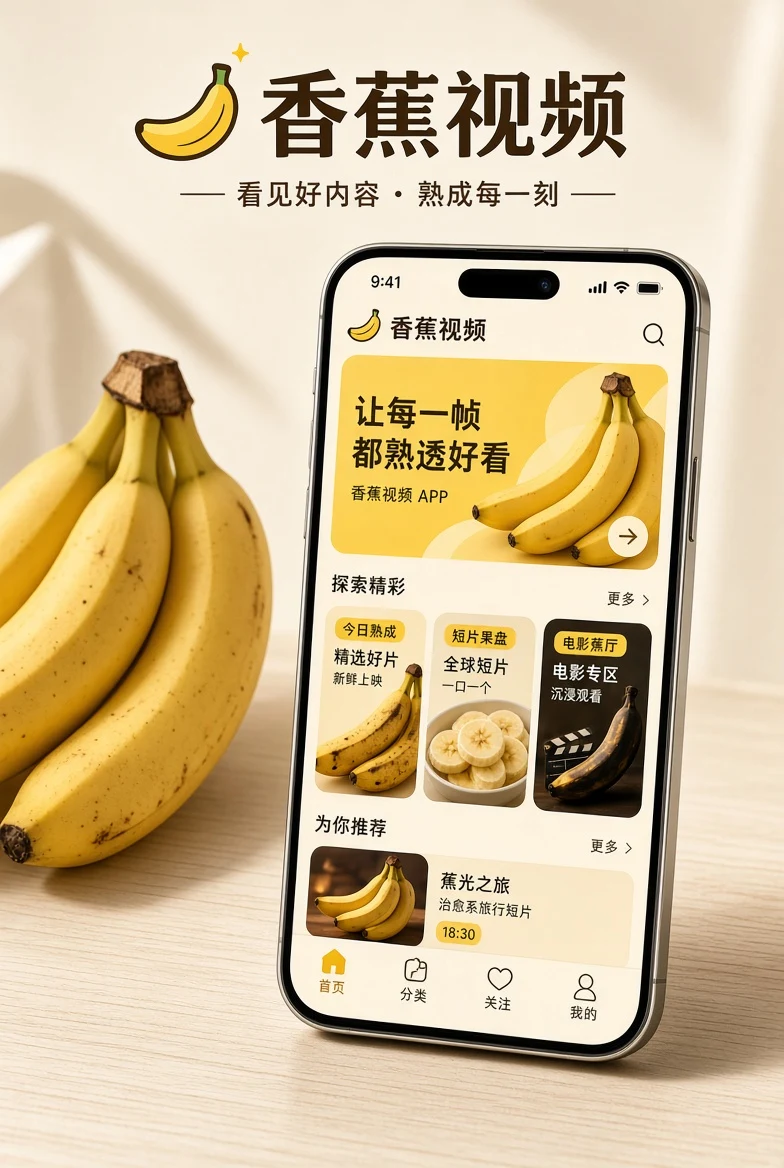 香蕉视频APP服务示意